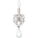 Century 1 Light 6 inch Antique Silver Wall Sconce Wall Light