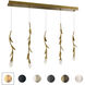 Signature Secret Garden LED Black Multi-Light Pendant Ceiling Light