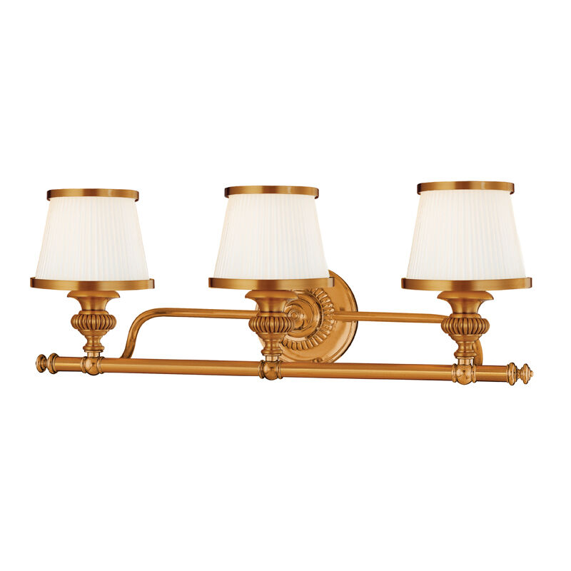 Milton 3 Light 24.75 inch Bathroom Vanity Light