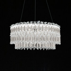 Tahitian LED 25 inch Antique Silver Pendant Ceiling Light