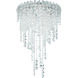 Chantant 4 Light Polished Stainless Steel Flush Mount Ceiling Light in Radiance