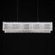 Signature Tahitian LED 47.9 inch Antique Silver Linear Pendant Ceiling Light, Schonbek Signature