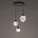 Quest LED 11.75 inch Black Multi-Light Pendant Ceiling Light, Beyond