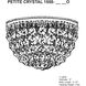 Petit Crystal 3 Light 8 inch Aurelia Flush Mount Ceiling Light in Spectra