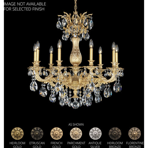 Milano 9 Light Heirloom Gold Chandelier Ceiling Light in Heritage