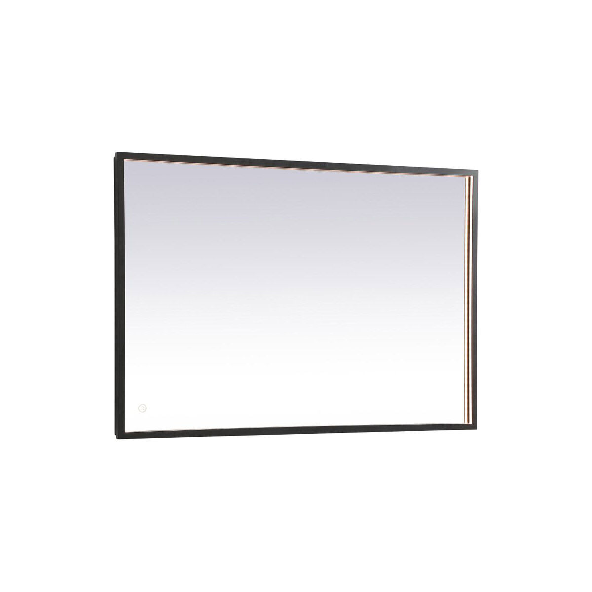 Pier 30 X 27 inch Black LED Mirror