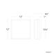 Beyond Whisper LED 12 inch Polished Chrome Flush Mount Ceiling Light, Beyond