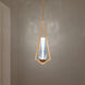 Beyond Devotion LED 3 inch Aged Brass Pendant Ceiling Light, Beyond