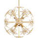 Esteracae 6 Light Heirloom Gold Pendant Ceiling Light in Radiance