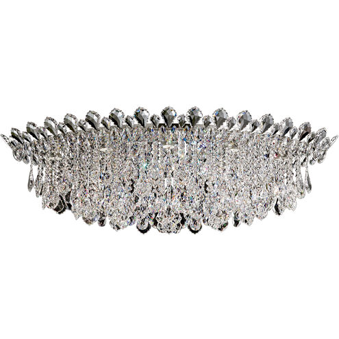 Trilliane Strands 8 Light 25 inch Polished Stainless Steel Flush Mount Ceiling Light in Radiance