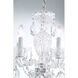 Sterling 5 Light 16 inch Polished Silver Chandelier Ceiling Light in Swarovski
