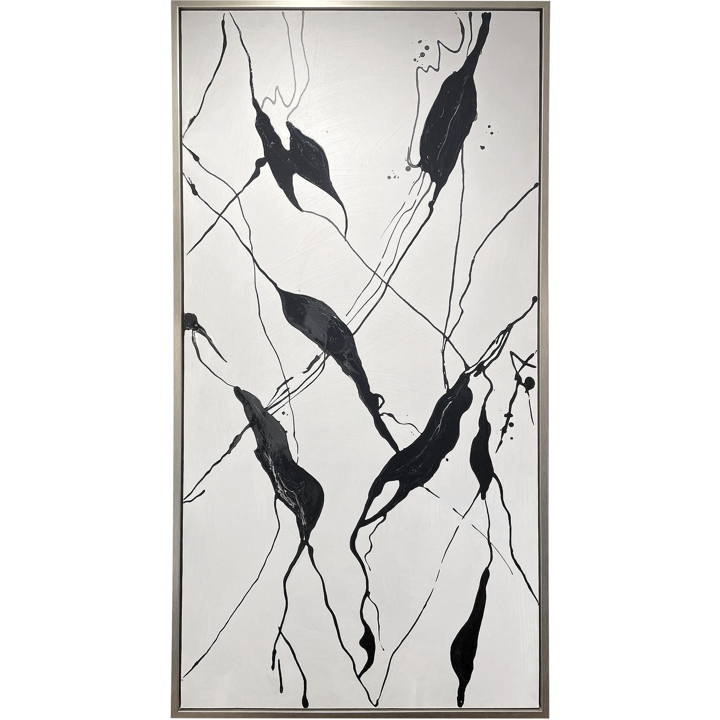 Rippling Black Wall Art