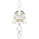 Sterling 1 Light 8 inch Aurelia Wall Sconce Wall Light in Swarovski