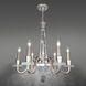 Amadeus 6 Light 27 inch Antique Silver Chandelier Ceiling Light, Schonbek Signature