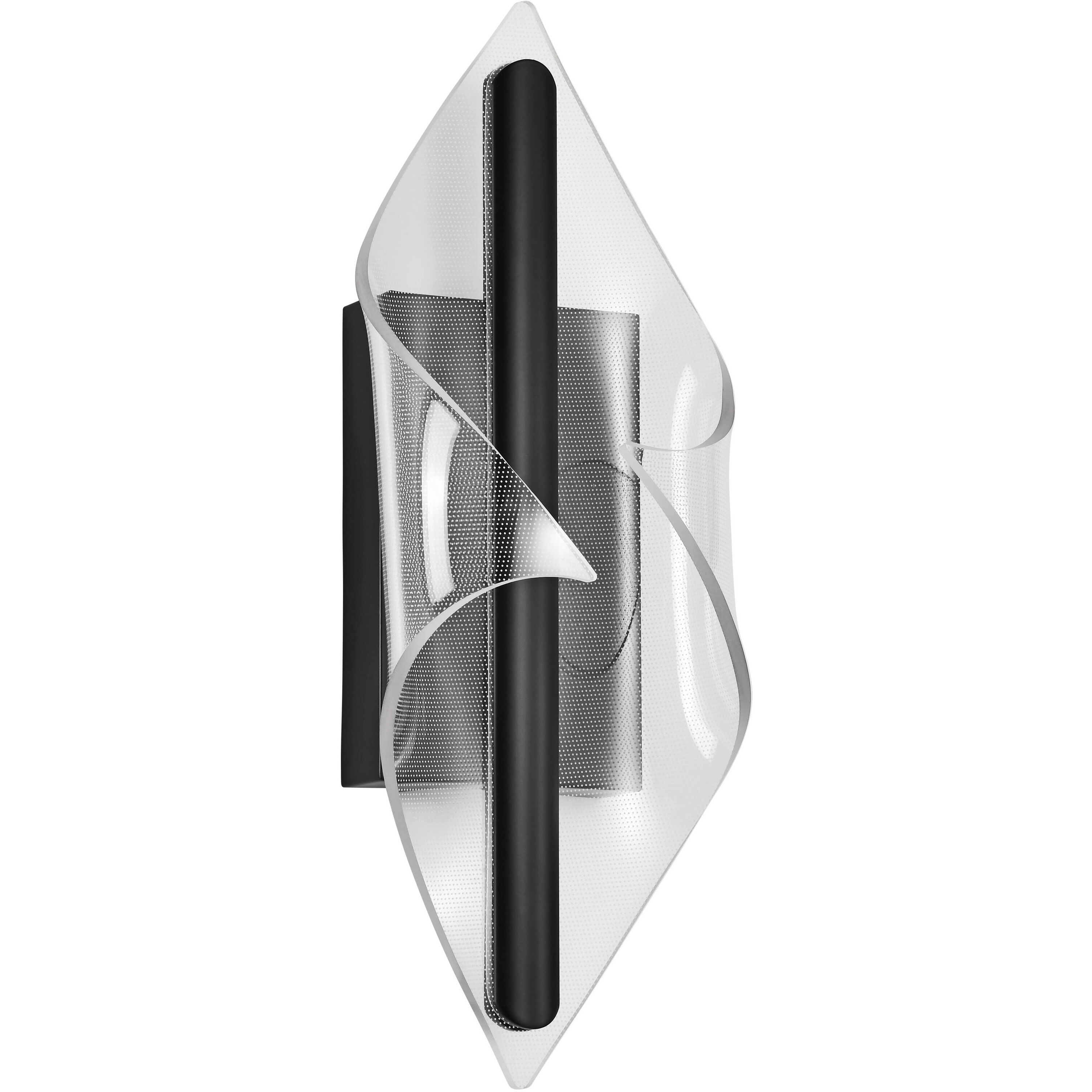 Geneva LED 6.25 inch Matte Black Vanity Light Wall Light