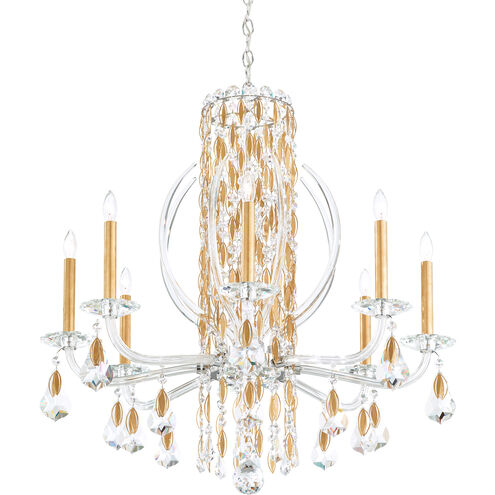 Siena 8 Light 30 inch Heirloom Gold Chandelier Ceiling Light in Heritage