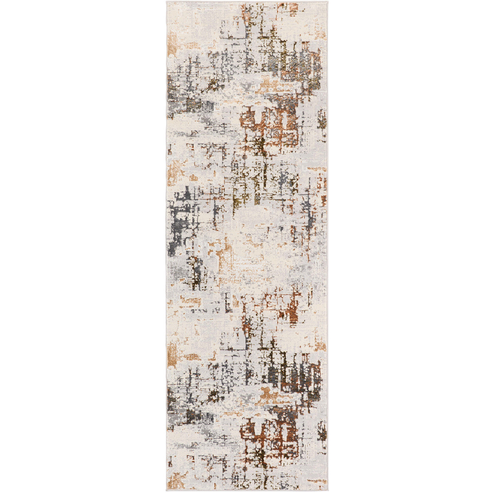 Salim Ivory and Brown Indoor Rug