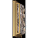 Beyond Drizzle LED 4 inch Aged Brass ADA Wall Sconce Wall Light
