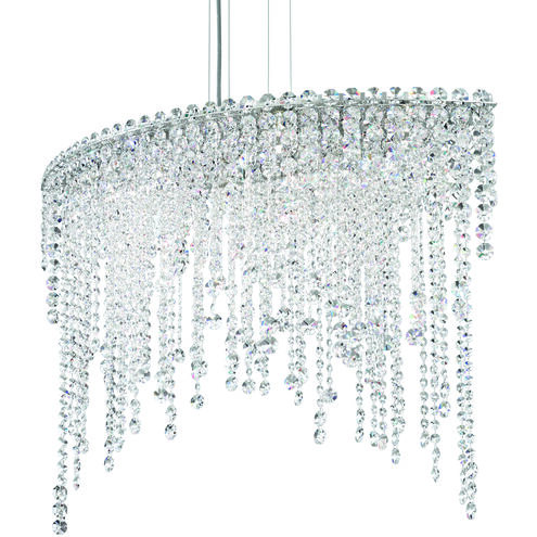 Chantant 6 Light 33 inch Polished Stainless Steel Linear Pendant Ceiling Light in Radiance