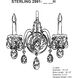 Sterling 2 Light 6.5 inch Aurelia Wall Sconce Wall Light in Radiance