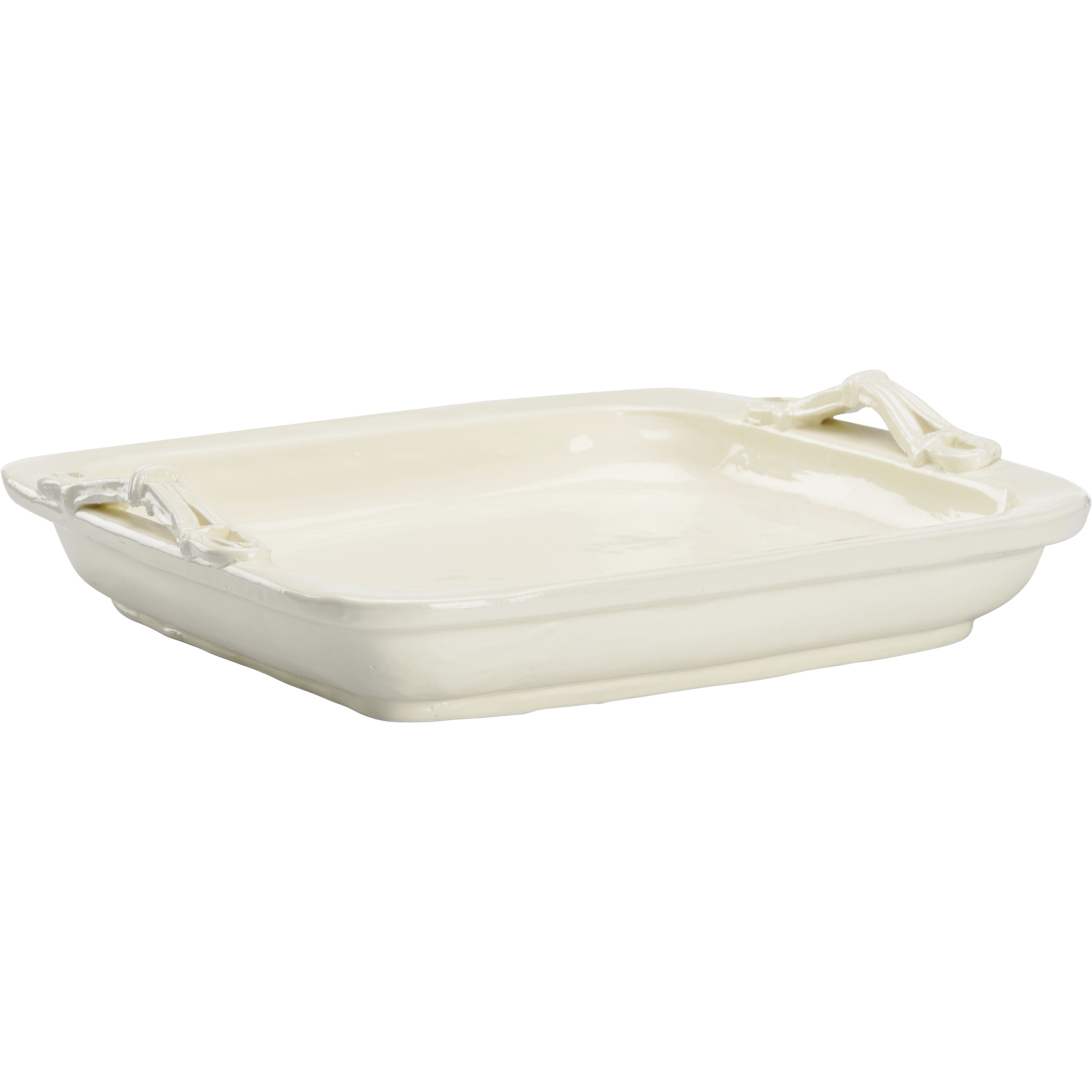 Servendo White/Cream Tray