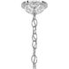 Century 6 Light 21 inch Polished Silver Chandelier Ceiling Light