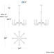 Amadeus 8 Light 34 inch Antique Silver Chandelier Ceiling Light, Schonbek Signature