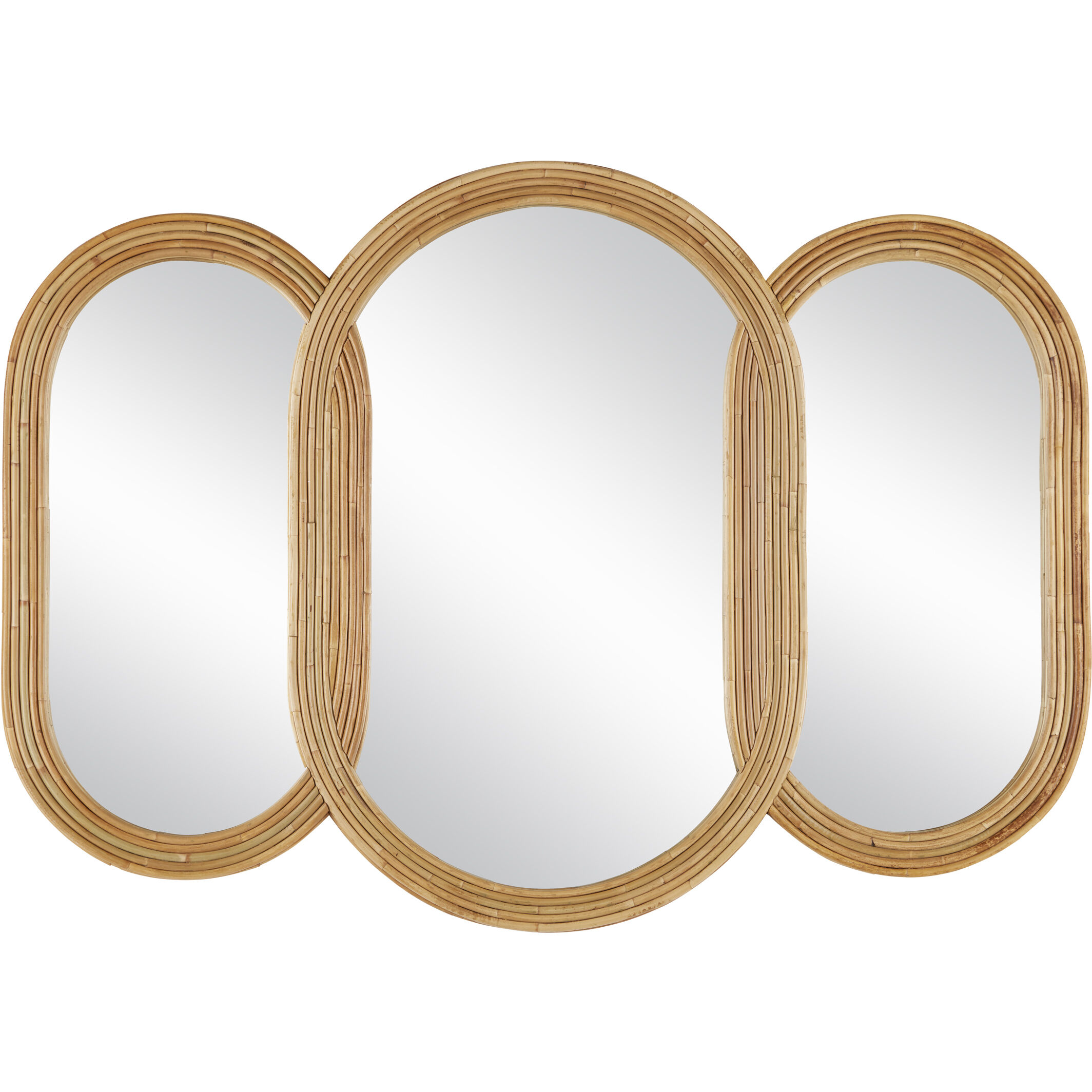 Triboa 50.25 X 36 inch Arurog and Khaki with Mirror Mirror