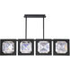 Enchante LED 43 inch Black Linear Pendant Ceiling Light, Beyond