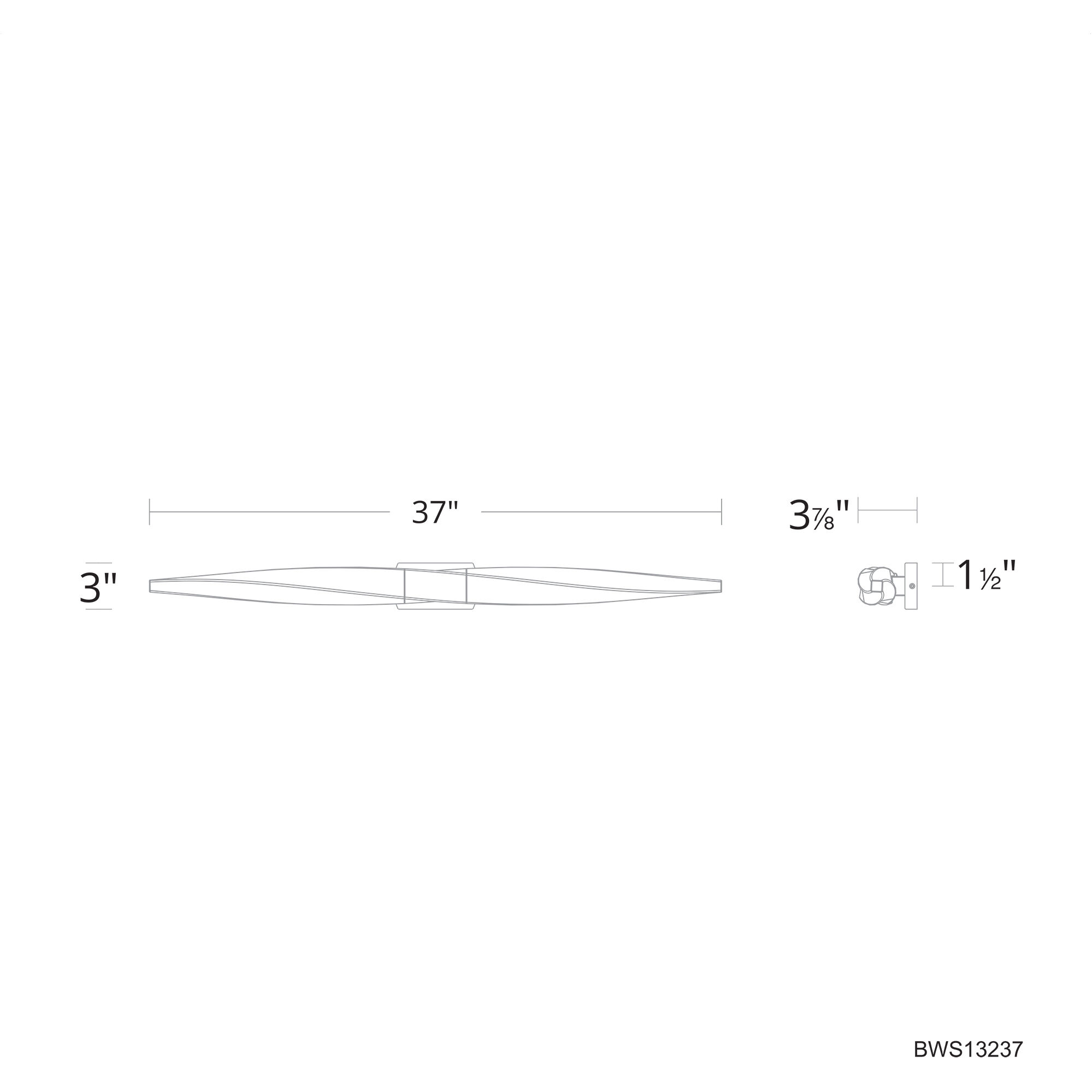 Kindjal LED 3.5 inch Polished Nickel ADA Wall Sconce Wall Light, Beyond