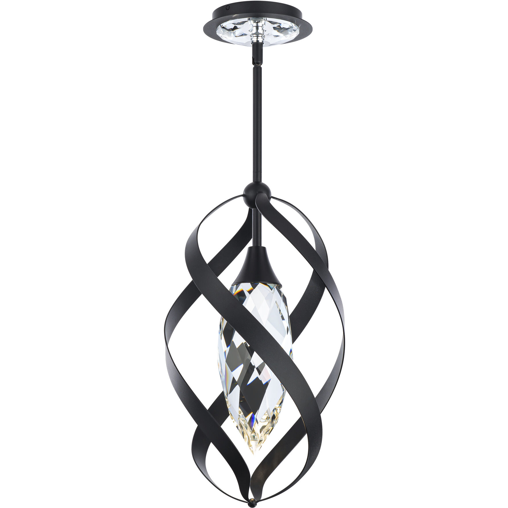 Solan LED 10 inch Black Mini Pendant Ceiling Light, Beyond