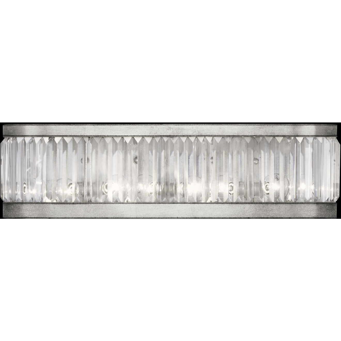 Crystal Enchantment 4 Light 26 inch Silver Sconce Wall Light