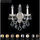 New Orleans 2 Light 5.5 inch Polished Silver Wall Sconce Wall Light in Radiance