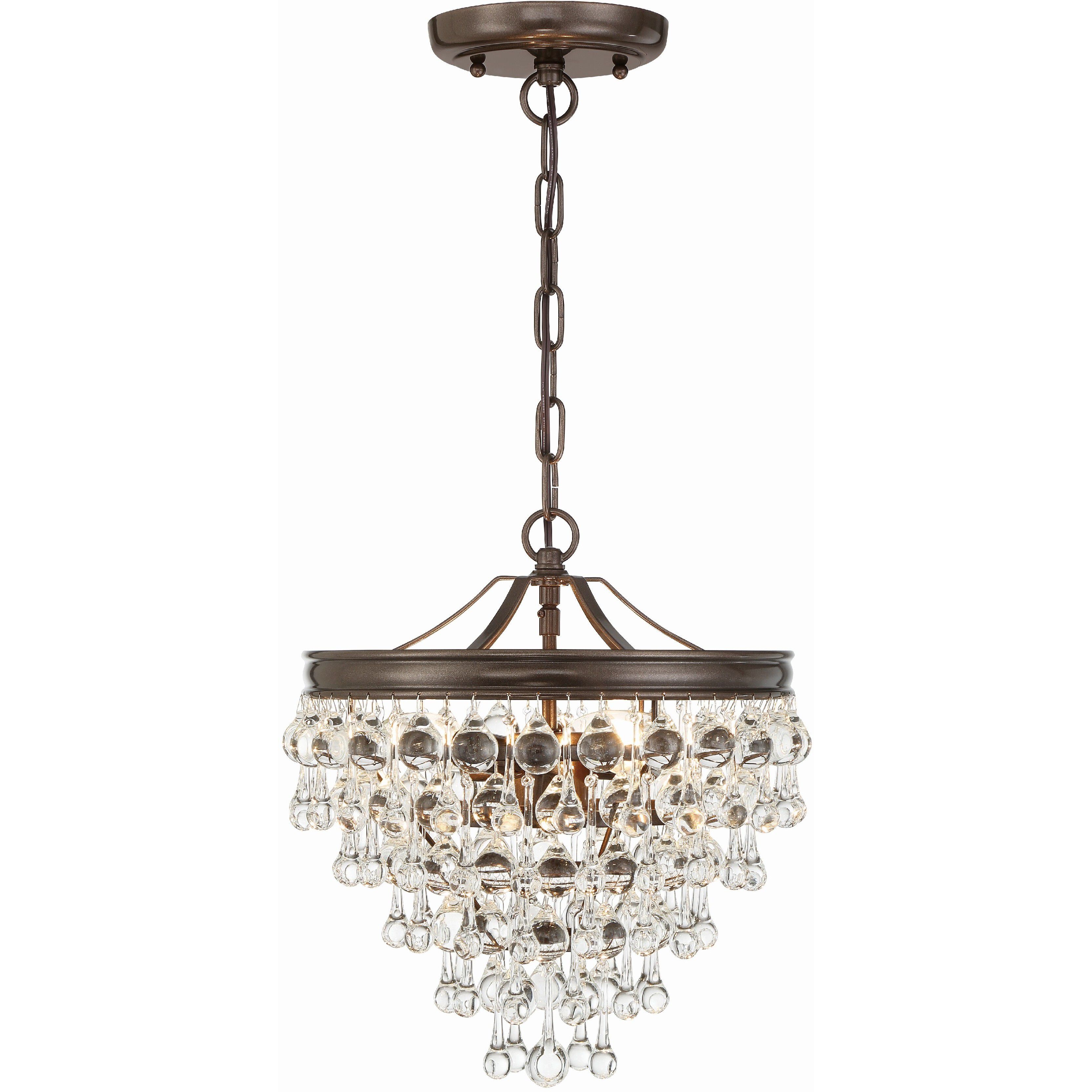 Calypso 3 Light 13.00 inch Mini Chandelier