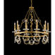 Signature Concetta 10 Light 29.5 inch Black Chandelier Ceiling Light