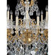 La Scala 24 Light 46 inch Heirloom Gold Chandelier Ceiling Light in Spectra