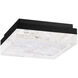 Beyond Whisper LED 12 inch Black Flush Mount Ceiling Light, Beyond
