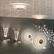 Origami LED 16 inch Aged Brass Semi-Flush Mount Ceiling Light, Schonbek Signature