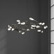 Secret Garden LED 35.4 inch Antique Pewter Pendant Ceiling Light, Schonbek Signature