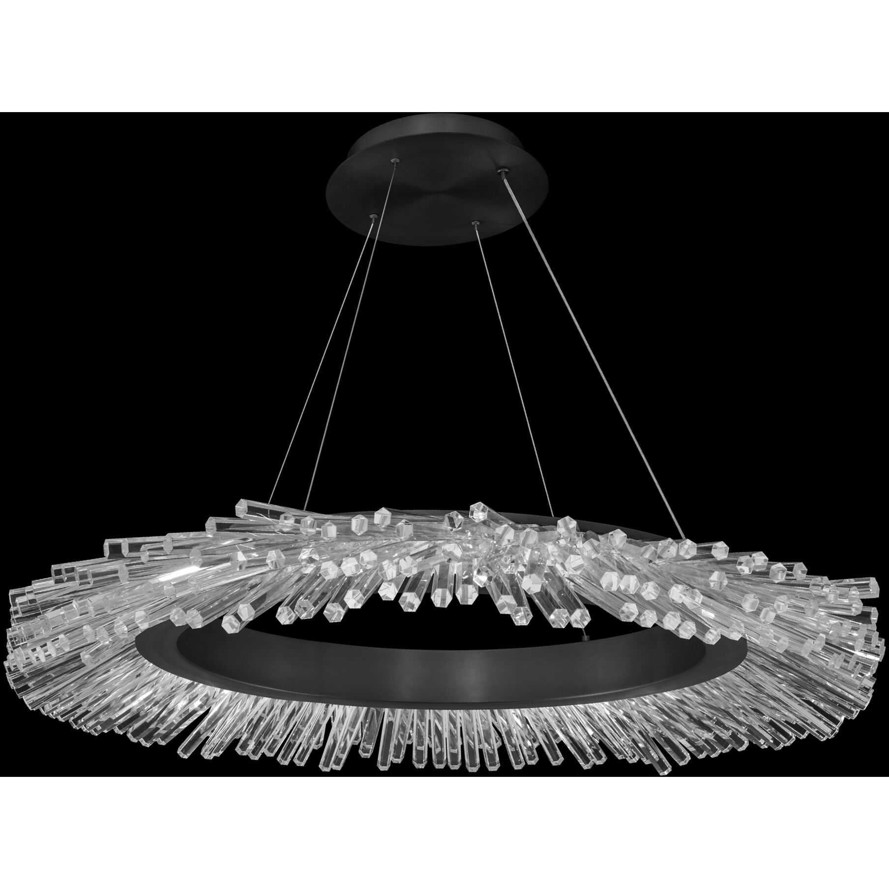 Benediction LED 37 inch Black Pendant Ceiling Light, Beyond