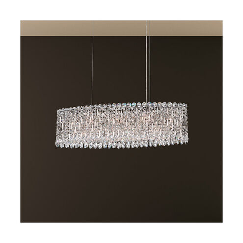 Sarella 12 Light 36 inch Stainless Steel Chandelier Ceiling Light in Heritage, Polished Stainless Steel