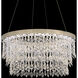 Signature Pavona LED 36 inch Antique Silver Chandelier Ceiling Light