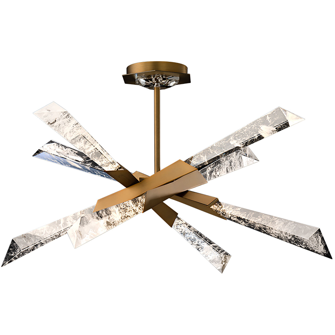 Beyond Solitude 8 Light 28.50 inch Semi-Flush Mount