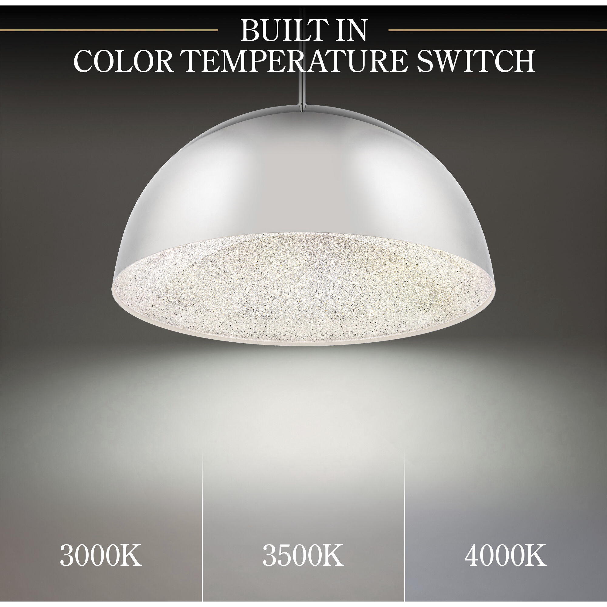 Stardust LED 23 inch Polished Nickel Pendant Ceiling Light, Beyond