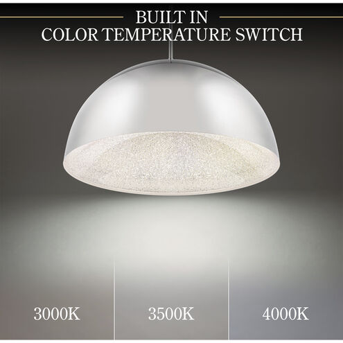 Stardust LED 23 inch Polished Nickel Pendant Ceiling Light, Beyond