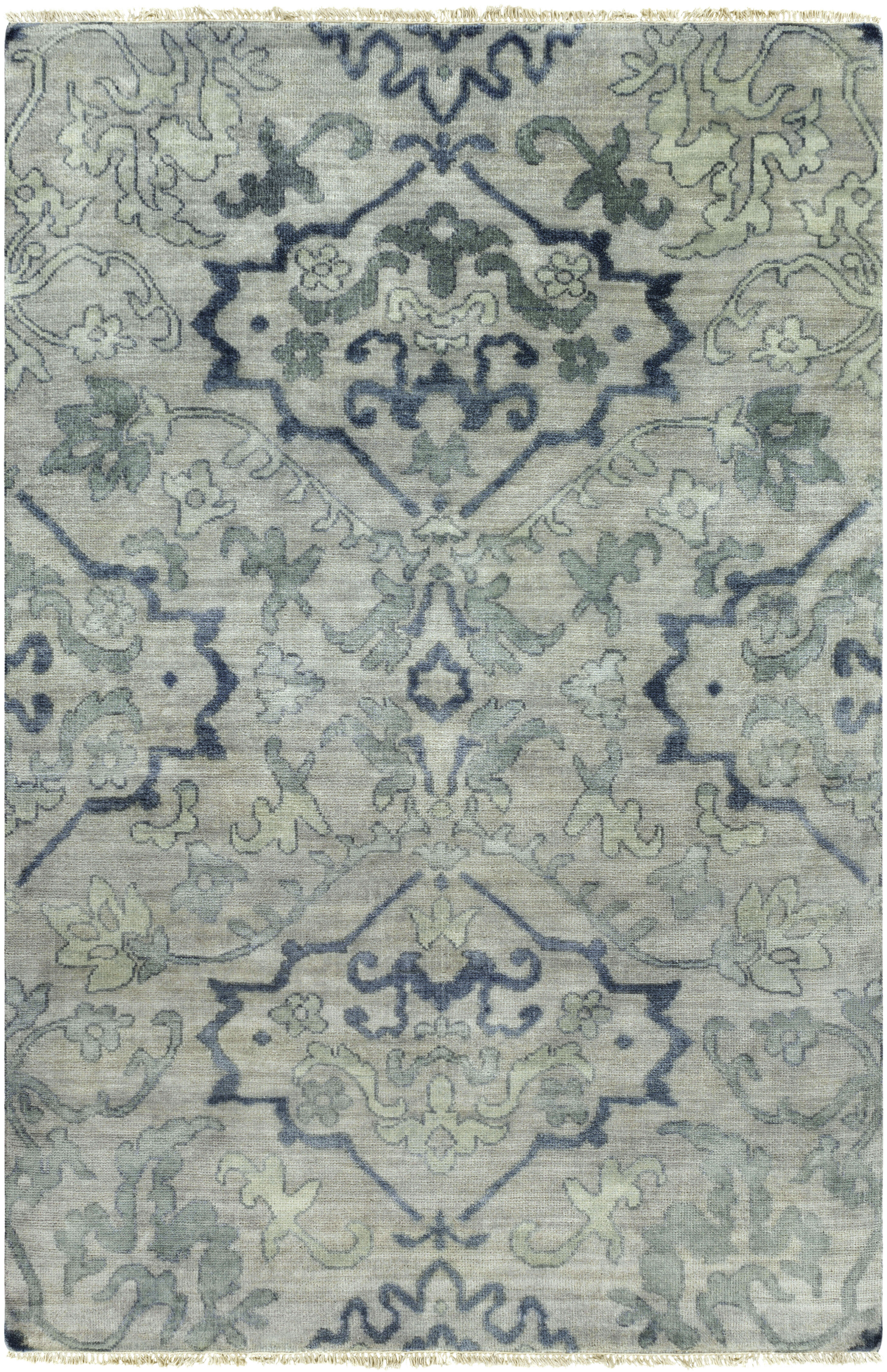Fantasia 66 X 42 inch Blue Rug, Rectangle
