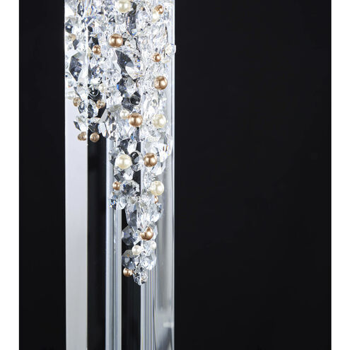 Forever Zoe 37.4 inch 7.00 watt Polished Chrome Table Lamp Portable Light