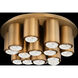 Beyond Tamara LED 19.1 inch Aged Brass Flush Mount Ceiling Light