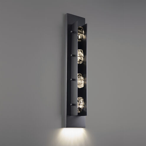 Strata LED 28 inch Black Outdoor Wall Light, Beyond
