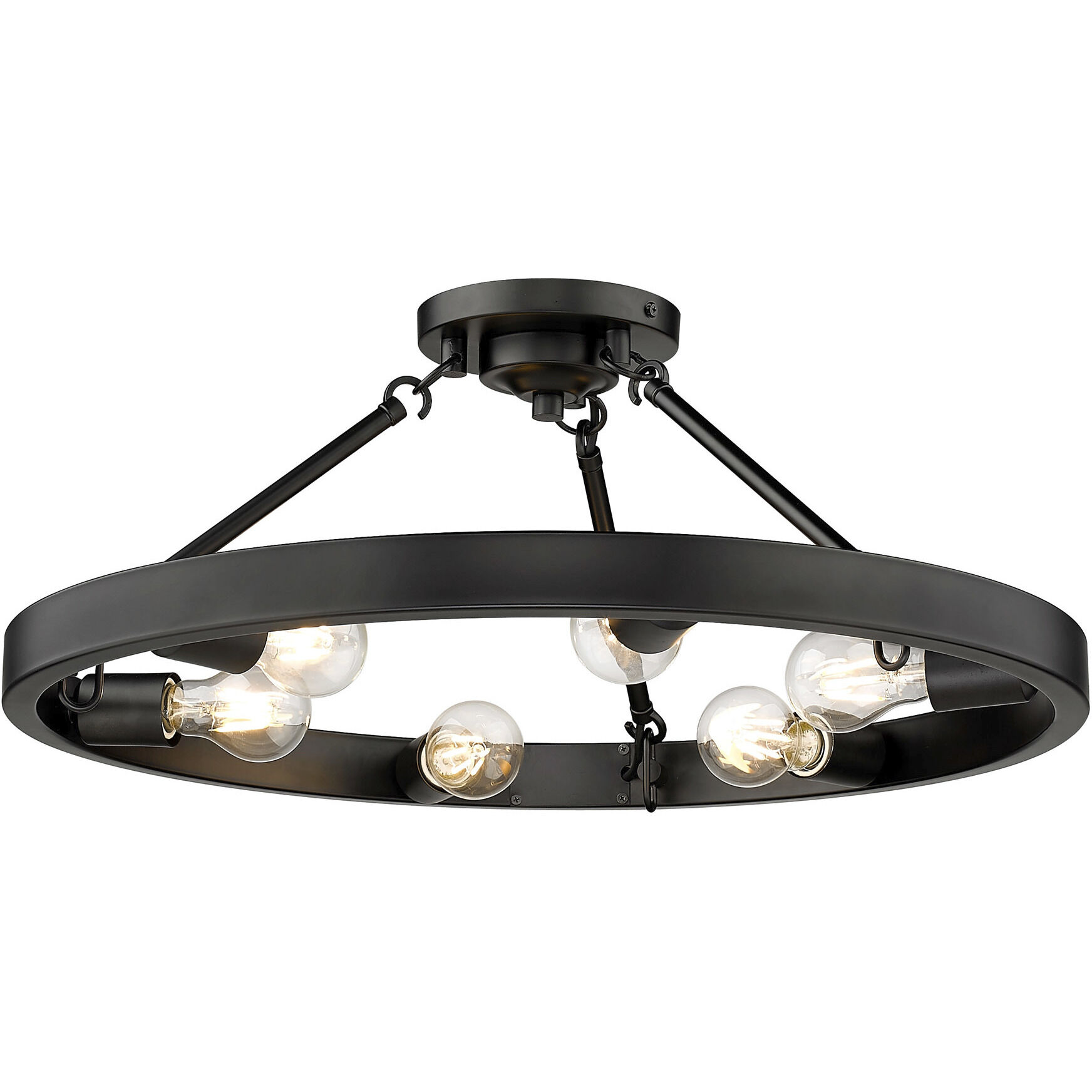 Castile 6 Light 24.00 inch Semi-Flush Mount